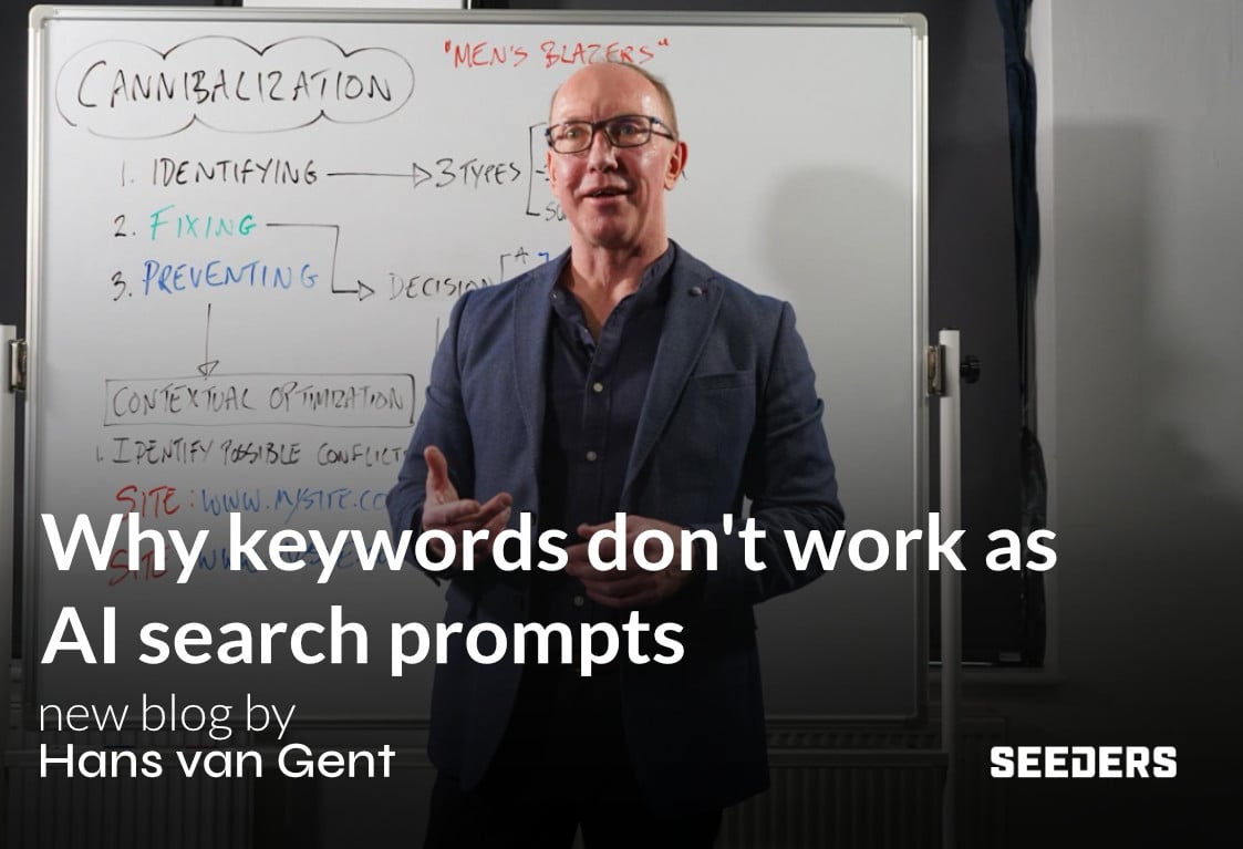 Featured image for “Stop converting keywords into prompts. The unit is the conversation.”